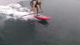 SUP Foil Exercise Ueda and Ishida 20180904