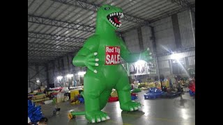 Giant Inflatable Dinosaur Cartoon Party Inflatable Godzilla Model for Advertising Resimi