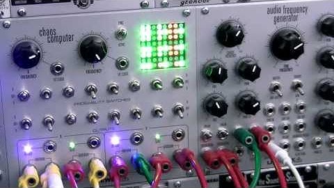 Modular Wild Presents SOUNDS- Livewire Chaos Computer vs. Audio Frequency Generator and Doepfer A127
