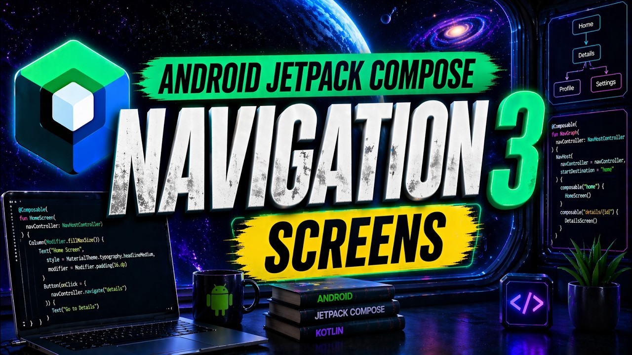 3. Setup Screens for Navigation 3 in Compose [Ep. 3] - YouTube