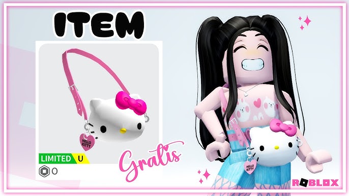 Novo item grátis de cabeça no Hello kitty café !