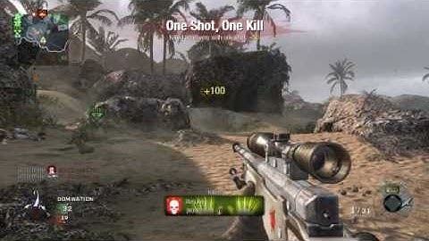 CoD Black Ops: Nice 7 Quickscope / No Scope Killstreak
