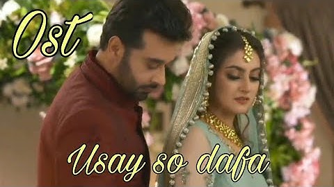 Ost | fitoor | Usay so dafa | Haider and DilNasheen | Hamza and Mehmal | Geo tv  Drama
