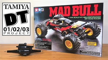 Tamiya DT-01/02/03 Project #1: Tamiya Mad Bull (DT-01) Unboxing & Gear Box Assembly!