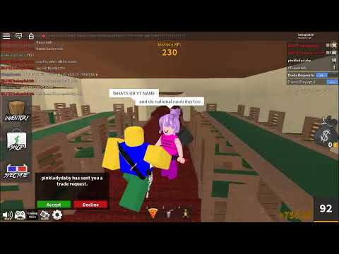 National Noob Day Roblox Murder Mystery 2 Youtube - noob day roblox