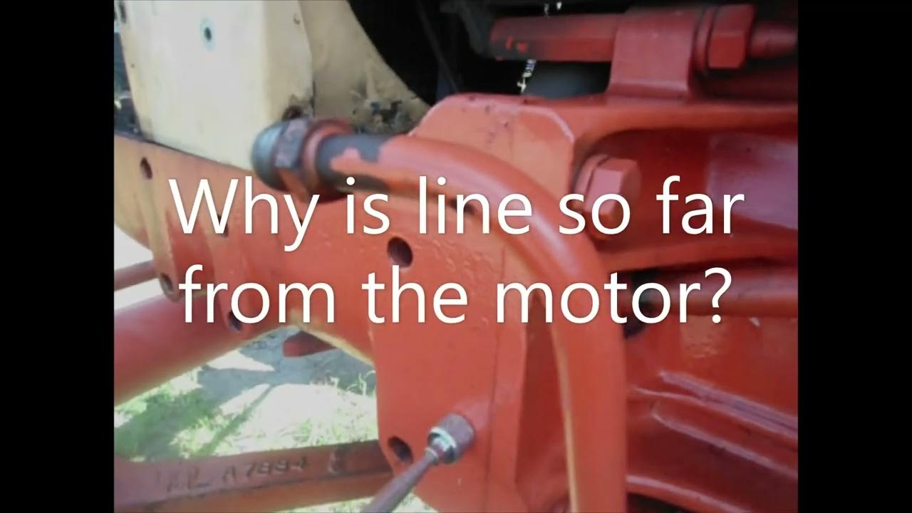 case 830 case o matic cooling line YouTube