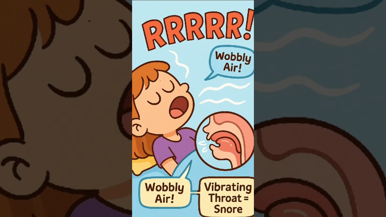 🧠 What Makes Us Snore? | A Fun Science Story with Tina 📚
