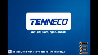 Tenneco Clean Air India Ltd Q2FY26 H1FY26 Earnings Concall
