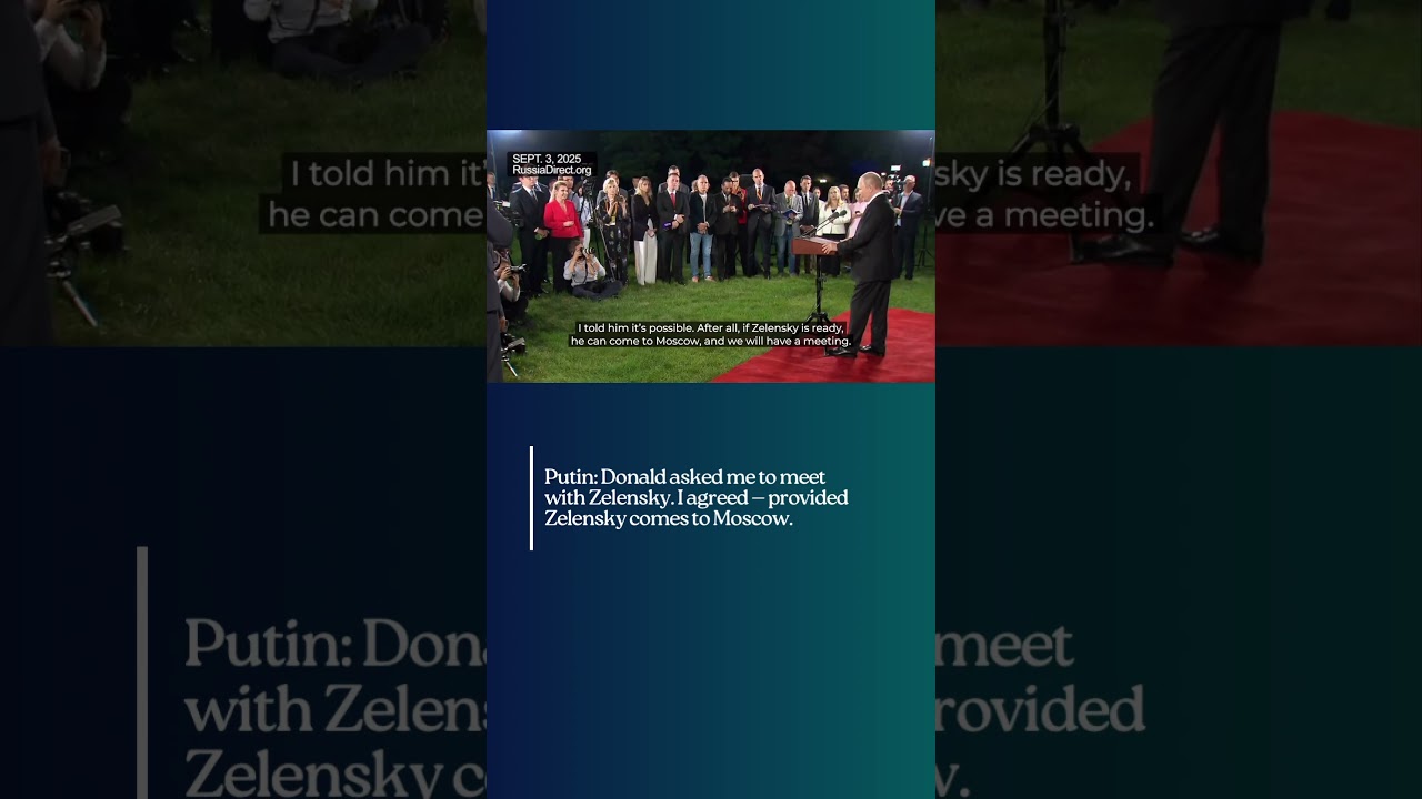 Putin: Zelensky can come to Moscow if he’s ready to meet