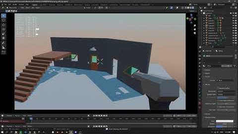 Blender Game Engine (UPBGE) - Interactive Doors, Windows, Lights and More!