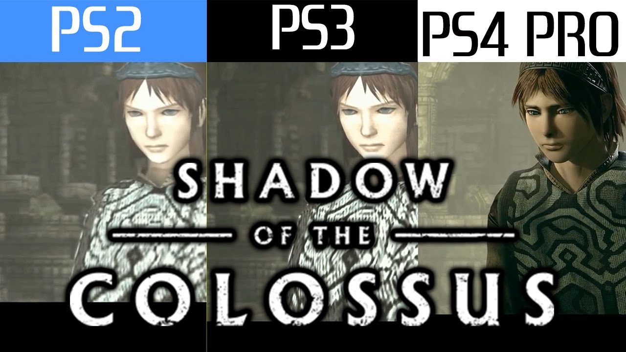 Shadow Of The Colossus, PS2 VS PS4, GRAPHICS COMPARISON, shadow colossus  ps2 