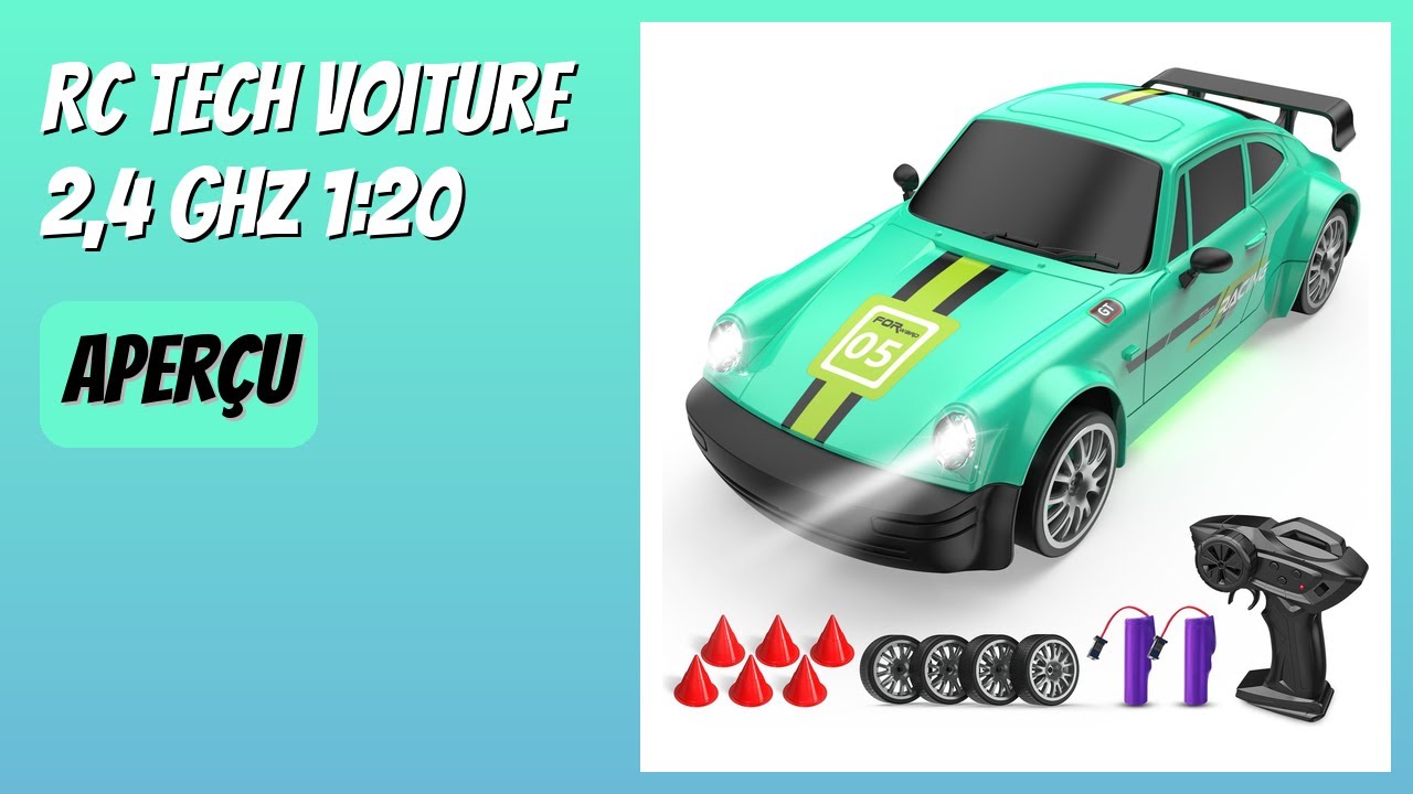 AVIS (2026) : RC Tech Voiture 2,4 GHz 1:20. DÉTAILS - YouTube