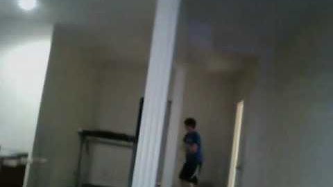 Jacked in face by box.