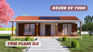 Küçük 1+0 Müstakil Ev Turu | Bağ Evi Yapımı