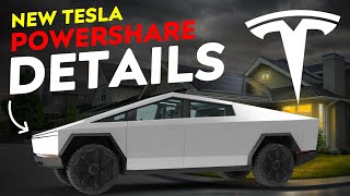 Tesla Cybertruck Powershare V2H Explained | NEW DETAILS REVEALED!