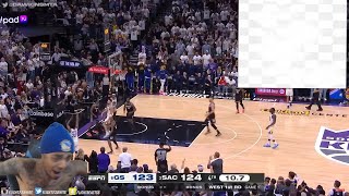FlightReacts To #6 Warriors vs #3 Kings Game 1 Full Highlights | 2023 WCR1!