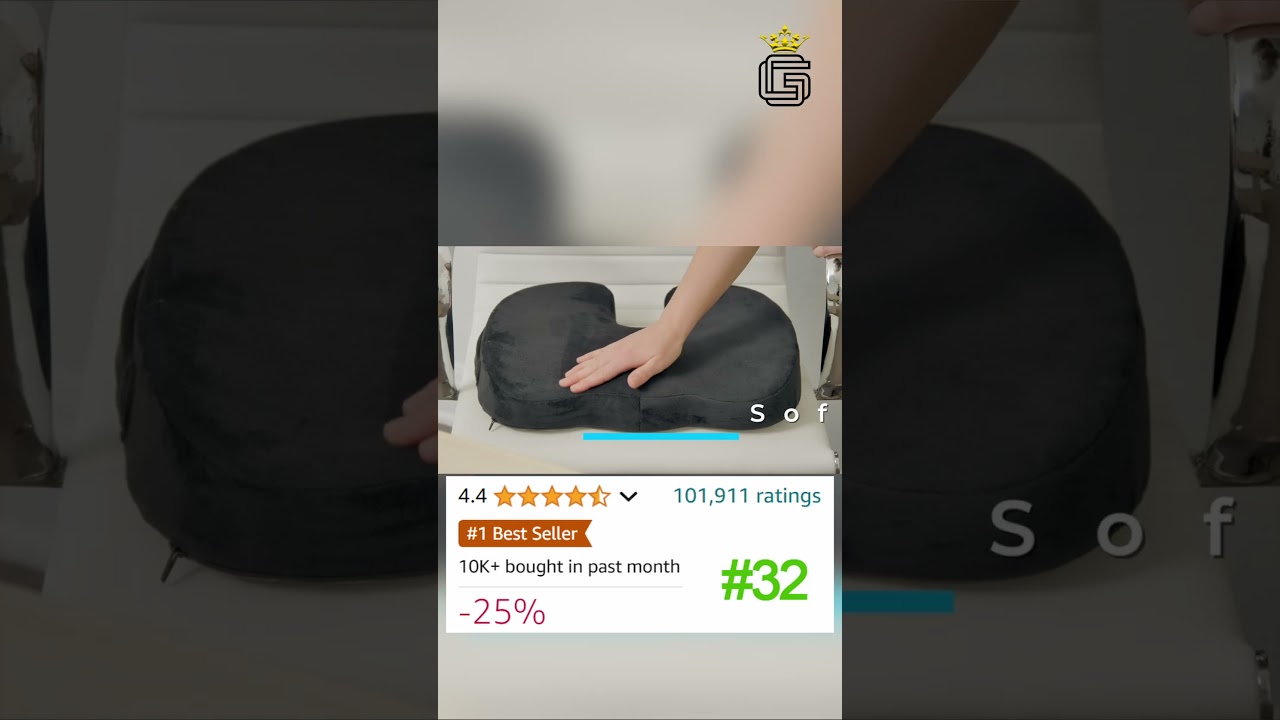 ComfiLife Gel Enhanced Seat Cushion – Office Chair Cushion 