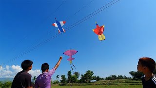 ว่าวจุฬาลายไทย ปะทะ 2ห้องของใครจะชนะมาดูกันเลย Kiteflying