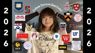 Celebrity *shocking* COLLEGE DECISION REACTIONS 2026 | 1 humanities girl vs 20 colleges (emotional) Wealth
