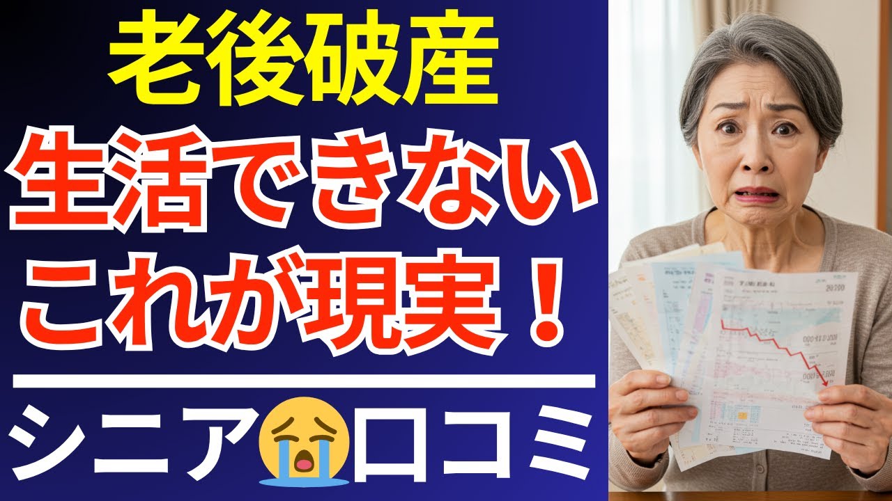 【老後破産】65歳から貯金が減るだけの人生に   シニアの衝撃体験｜口コミ30選紹介します