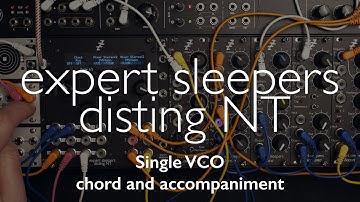 disting NT - Single VCO chord and accompaniment