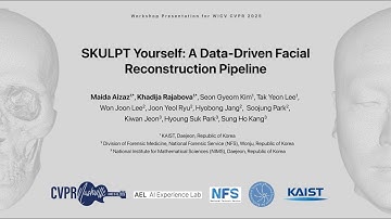 [WiCV@CVPR2025] SKULPT Yourself: A Data-Driven Facial Reconstruction Pipeline