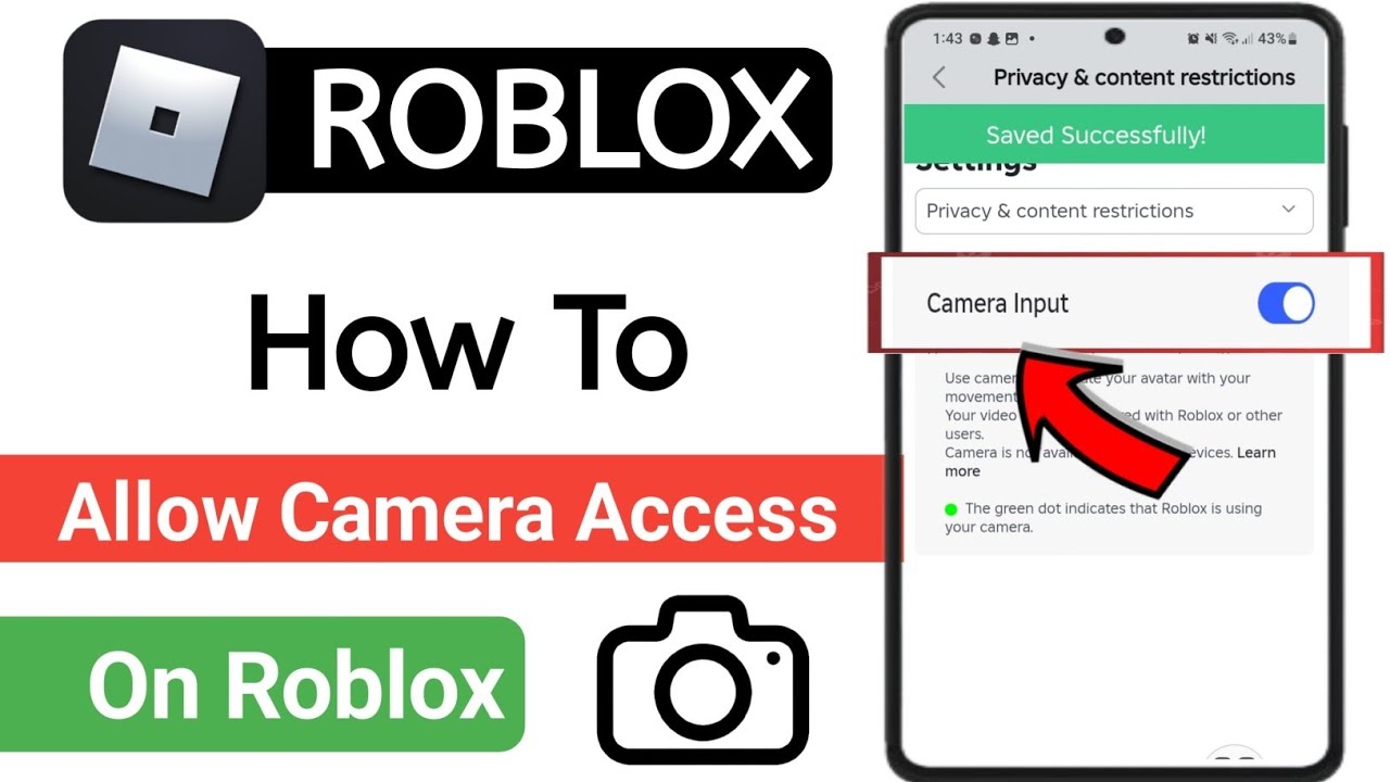 How To Allow Camera Access On Roblox PC Mobile Tablet YouTube 