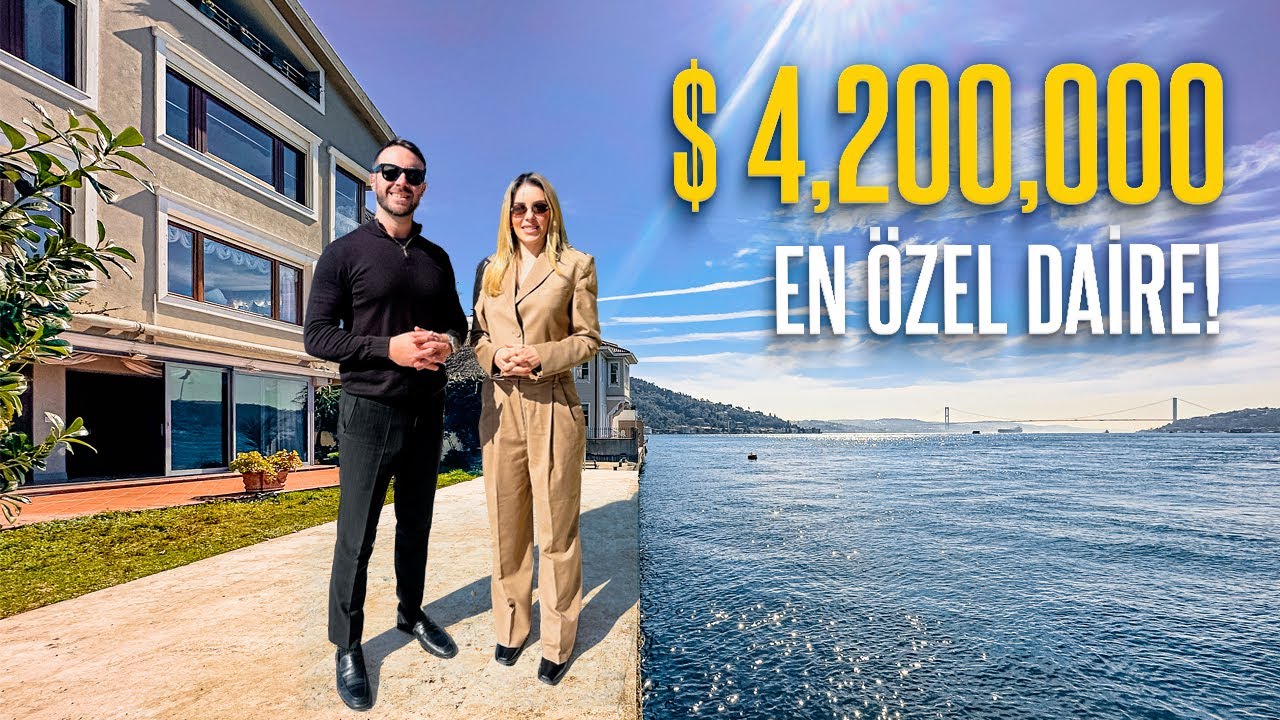 $4,200,000'lık Bu Özel Yalı Dairesinden İstanbul Boğazında Denize Girebiliyorsun!