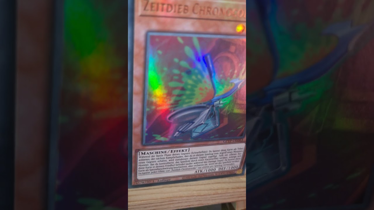 YU-GI-OH Time Thief Chronocorder Ultra Rare Ghosts From the Past 2021