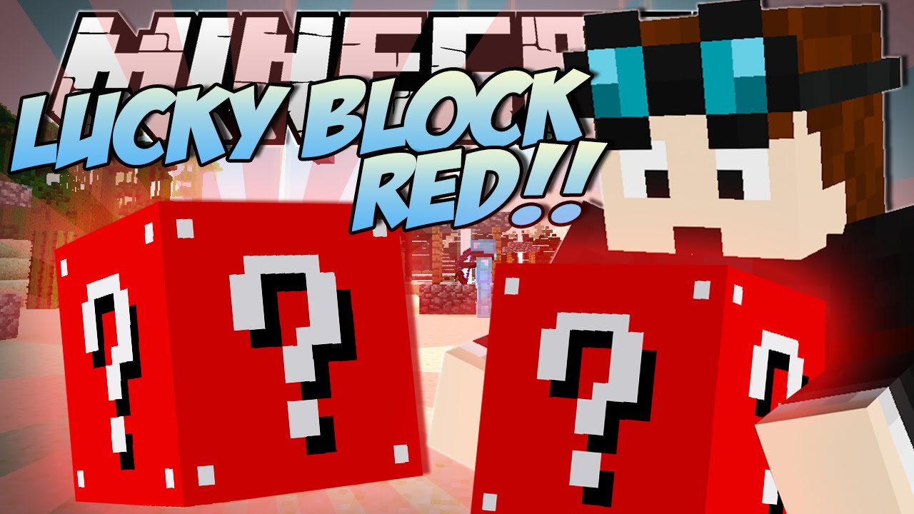 Red Lucky Block (1.7.10 and lower not supported)