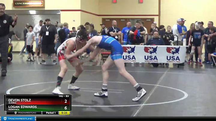 14U 83 Devon Stolz Alaska Vs Logan Edwards Nebraska