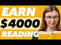Get Paid $4,000/Week To Read FREE Books (Earn PayPal Money Online)