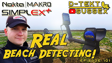 Simplex on the Beach | Beach Detecting | Nokta Makro | Nomads | All Metal Mode | Episode 101