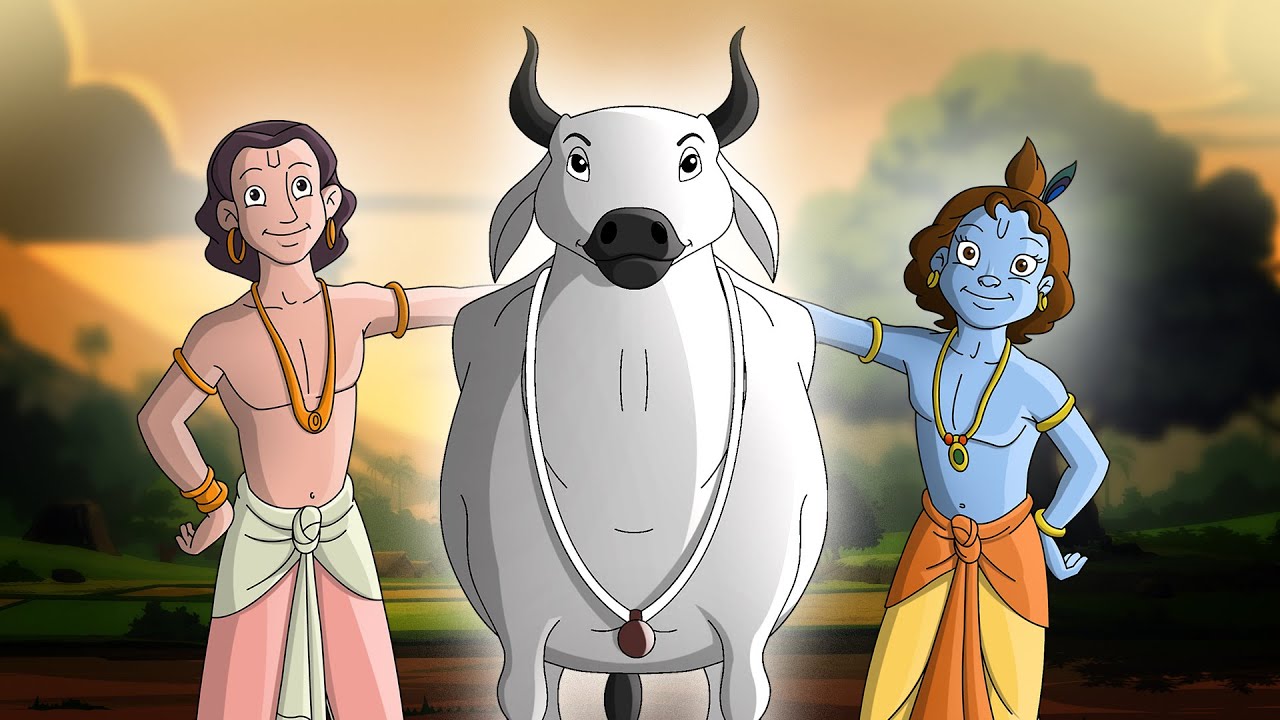 Krishna Aur Balram - कामधेनु की सुरक्षा | Moral Stories for Kids in Hindi | Cartoon Videos