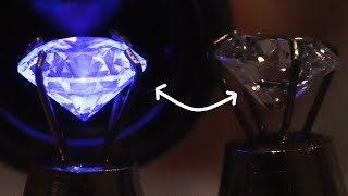 5 Things To Know About Diamond FLUORESCENCE in UV Light! Comparison of None vs Faint & Strong Blue