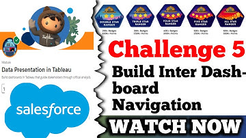 Build Inter-Dashboard Navigation | Data Presentation in Tableau | Challenge 5