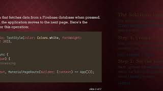 How to Implement a Progress Bar in Flutter with the onPressed() Function