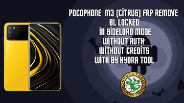 PocoPhone M3 (citrus) Frp remove in Mi Assistant mode by Hydra dongle