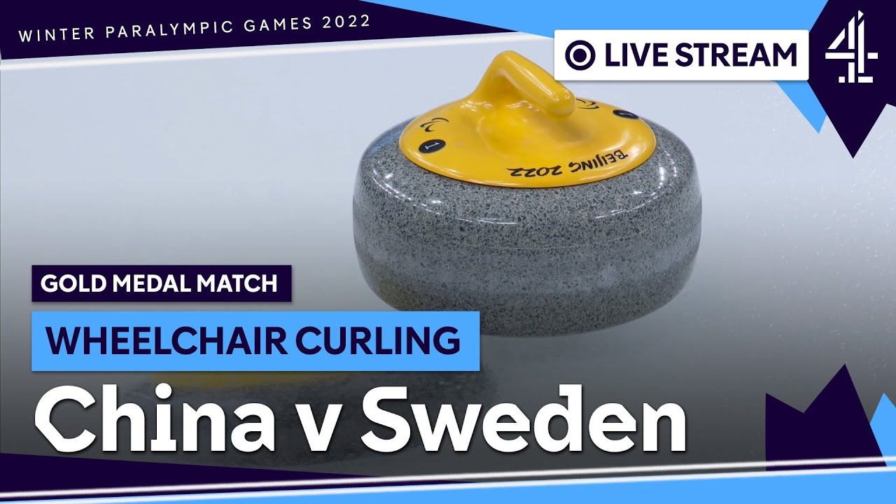 Live Wheelchair Curling China v Sweden Gold Medal Match Beijing