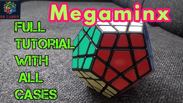 Megaminx Tutorial with all algorithms and all cases / Beginner Tutorial