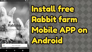 Install Rabbit farm log management mobile application system on your  Android phone for breeders screenshot 4