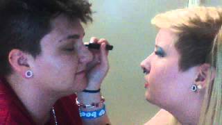 Girlfriend Makeup Challenge- Fran does Taelor