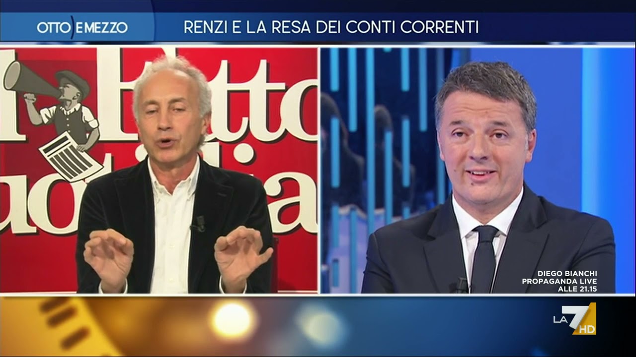 Travaglio risponde a Renzi: 