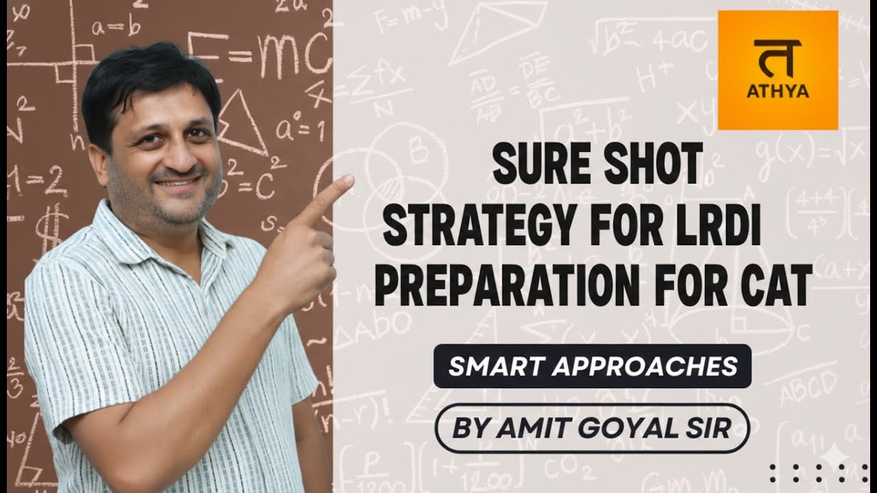 Strategy for LRDI Preparation for CAT 2026 | Analysis & Roadmap | Amit ...