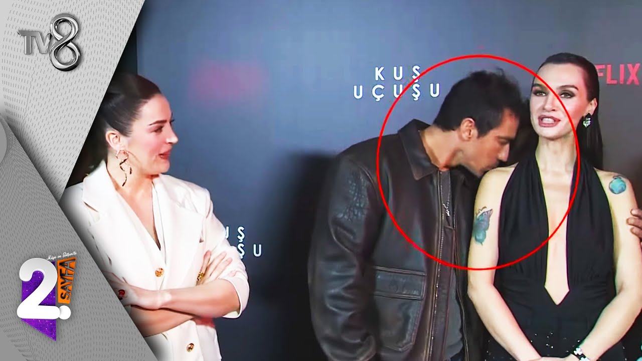 İbrahim Çelikkol, Birce Akalay'ı Öpmelere Doyamadı @MugeveGulsenle2SayfaTv8