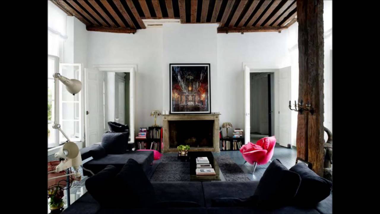 Retro Inspired Living Room With Fireplace And Black Touches You Retro Inspired Living Room With Fireplace And Black Touches
