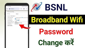 How to change BSNL wifi password | Bsnl broadband ka password kaise change kare
