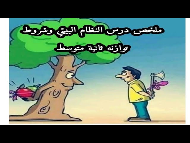 ملخص درس النظام البيئي وشروط توازنه ثانية متوسط