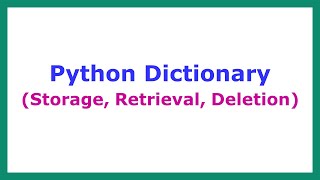 Learn Python Dictionary | Dictionary in Python | Python Beginners Tutorial