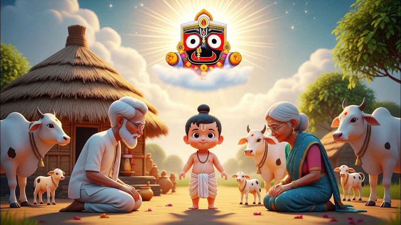 जब भगवान जगन्नाथ बन गए एक नटखट ग्वाला 🙏🙏🙏#जगन्नाथभगवान #hindikahaniya #trending #youtube  #जगन्नाथ 